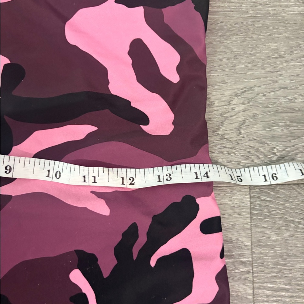 Balenciaga Black/pink one shoulder jersey camo New boutique swimsuit 🩱 - Picture 13 of 16